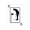 T-shirt Roi du golf
