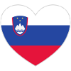Slovenia Flag Heart