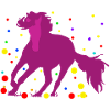 Horse with stars