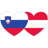 Slovenia Austria Flag Heart