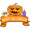 Citrouille aigre-douce Joyeux Halloween