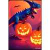 Halloween Dinosaur Pumpkin