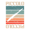 Retro vintage klassisk Piccolo-spillerinstrument