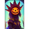 Happy Halloween Pumpkin King Monster