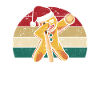 Dabbing Lebkuchenmann Weihnachtsmann Softball