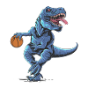 T-rex de basket-ball