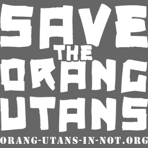 Save the Orangutans (weiß)
