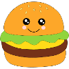 Kawaii, Burger, fast food
