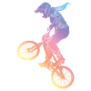 Motocross Femme Silhouette