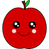 Kawaii Apple Kawaii Fruits Fruit