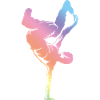 Breakdance Silhouette