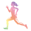race runner silhouette