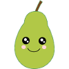 Kawaii Pear Kawaii Fruits Kawaii Fruit