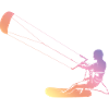 Kitesurfing Silhouette