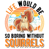 Eichhörnchen Geschenk Squirrel Grauhörnchen