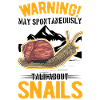 Warning Snail Gift Vineyard Snail