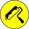 Painter Silhouette icon