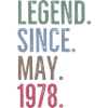 Legend Since May 1978