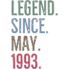 Legende seit Mai 1993