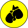 Boxing gloves symbol