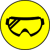 Ski goggles icon