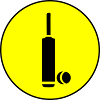 Cricket icon symbol