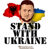 Ukraine Albania Stand with Ukraine
