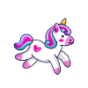 süßes Einhorn Design