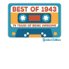 1943 Vintage Vintage Retro Cadeau D’anniversaire