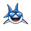funny shark design