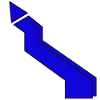 Blitz blau