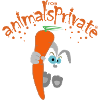 animalsprivate orange Hase