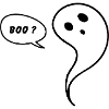 Cute ghost boo