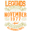 1977 Novembre Légende d’anniversaire