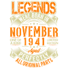 1941 November Birthday Legend
