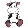Vache heureuse