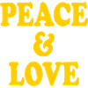 Peace and love