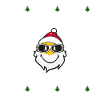 SmileyWorld Weihnachtsmann Mit Sonnenbrille