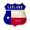 Garland Texas crest flag design