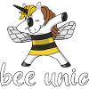 bee unic bee unicorn beekeeper beekeeper dab