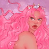la magnifique sirène rose 🧜‍♀️💕