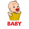 Bébé au four (foncé)