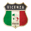Vicence Italie Armoiries Drapeaux Design