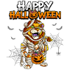 Maman Lion d’Halloween