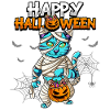 Halloween Cat Mummy