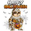 Halloween Sloth Mummy