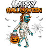 Halloween Mädchen Mumie