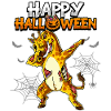 Halloween Giraffe Zombie