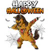 Halloween Pferd Zombie