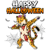 Halloween Leopard Zombie
